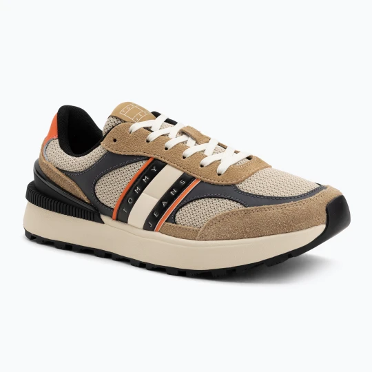 Zdjęcie produktu Buty męskie Tommy Jeans TJM Technical Runner Ess dark dune Granatowy