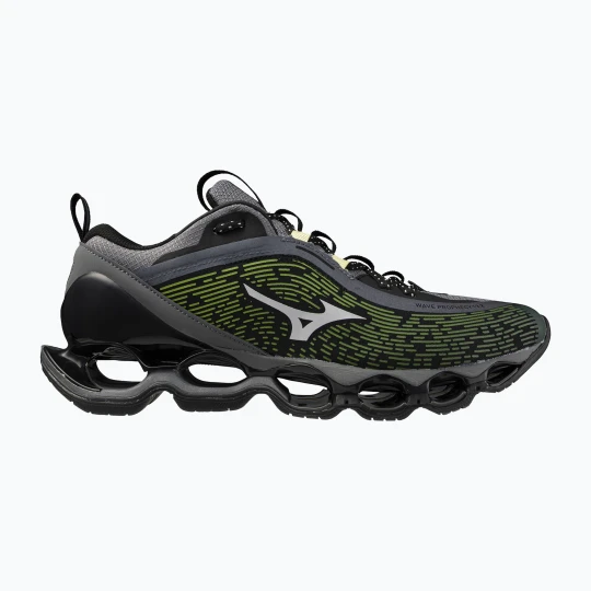 Zdjęcie produktu Buty Mizuno Wave Prophecy 13.2 Green Glow / Cloudscape / Quiet Shade Czarny