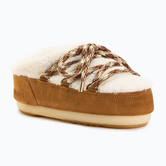 Zdjęcie produktu Buty Moon Boot Mule Shearling whisky/off white Brązowy