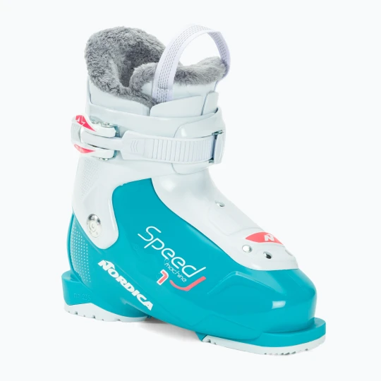 Zdjęcie produktu Buty narciarskie dziecięce Nordica Speedmachine J1 light blue/white/pink