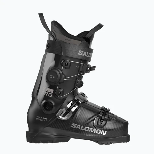Zdjęcie produktu Buty narciarskie męskie Salomon S / Pro Alpha C Boa 100 black / dark gray met. / silver met.