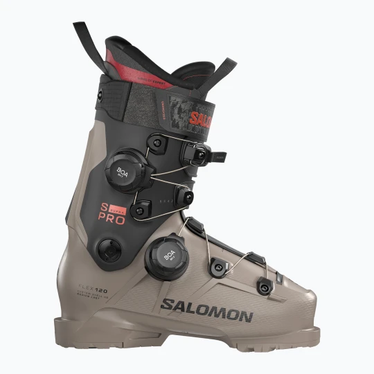 Zdjęcie produktu Buty narciarskie męskie Salomon S / PRO Supra Dual Boa 120 rosted cashew / black / samba met Brązowy