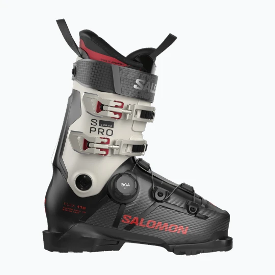 Zdjęcie produktu Buty narciarskie męskie Salomon S / PRO Supra S Boa 110 black / gray aurora / samba met