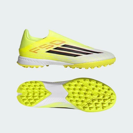 Zdjęcie produktu Buty piłkarskie bez sznurowadeł na murawę F50 LEAGUE Adidas beżowy
