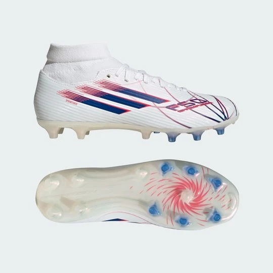 Zdjęcie produktu Buty piłkarskie dla kobiet F50 SPARKFUSION LEAGUE Mid Cut na naturalną / sztuczną nawierzchnię Adidas biały