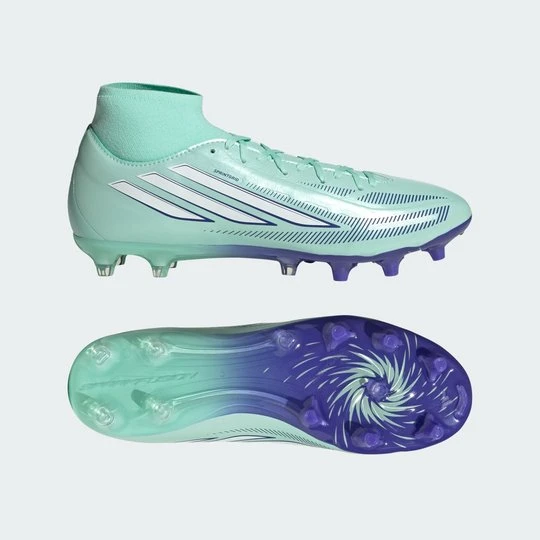 Zdjęcie produktu Buty piłkarskie do kostki F50 Sparkfusion League na twardą nawierzchnię (FG) i sztuczną trawę Adidas zielony