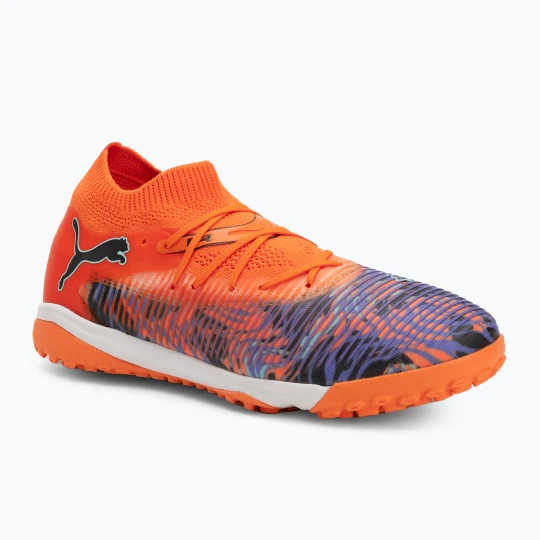 Zdjęcie produktu Buty piłkarskie męskie PUMA Future 8 Match Creativity TT orange poppy / black / dark amethyst