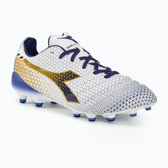 Zdjęcie produktu Buty piłkarskie męskie Diadora Brasil Elite Tech GR ITA LPX white / blue / gold