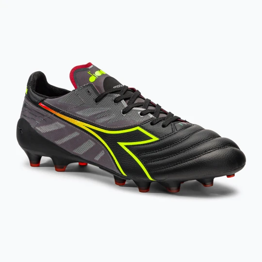 Zdjęcie produktu Buty piłkarskie męskie Diadora Brasil Elite Veloce ITA LPX czarno-szare DD-101.178785-D0136-43