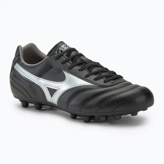 Zdjęcie produktu Buty piłkarskie męskie Mizuno Morelia II Club AG black / galaxy silver / dark shadow