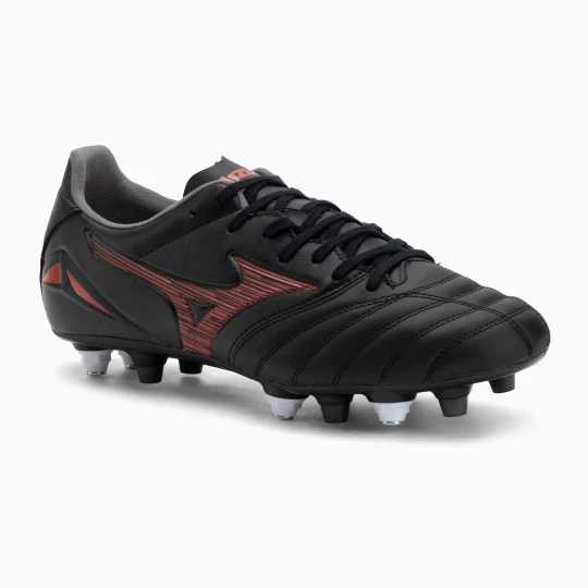 Zdjęcie produktu Buty piłkarskie męskie Mizuno Morelia Neo IV Pro Mix black/morelia 40th red/black