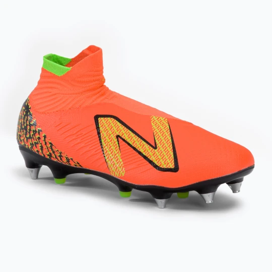Zdjęcie produktu Buty piłkarskie męskie New Balance Tekela Pro V4+ SG neon dragonfly Pomarańczowy