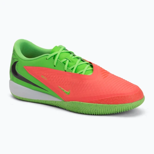 Zdjęcie produktu Buty piłkarskie męskie Nike Phantom 6 Low Academy Erling Haaland IN hot punch / green strike / black Czerwony