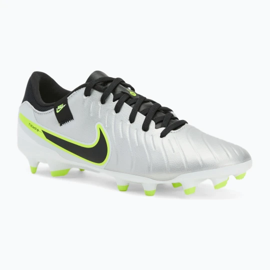 Zdjęcie produktu Buty piłkarskie męskie Nike Tiempo Legend 10 Academy FG / MG metallic silver / volt / black