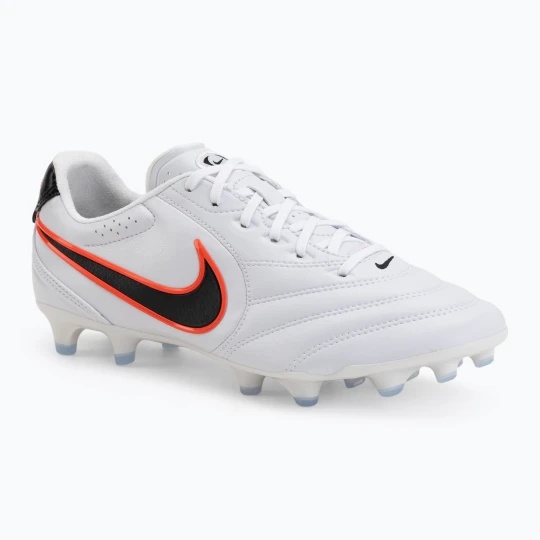 Zdjęcie produktu Buty piłkarskie męskie Nike Tiempo Ligera Pro FG white/bright crimson/black