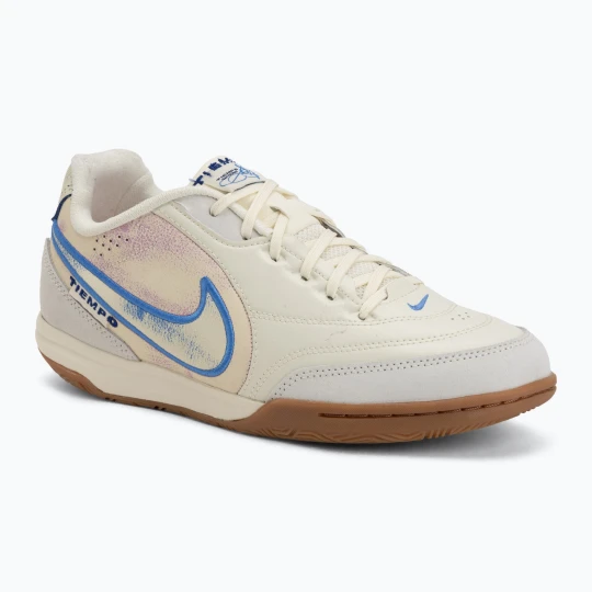 Zdjęcie produktu Buty piłkarskie męskie Nike Tiempo Streetgato PRM IC coconut milk / gum med brown / blue crystal Biały