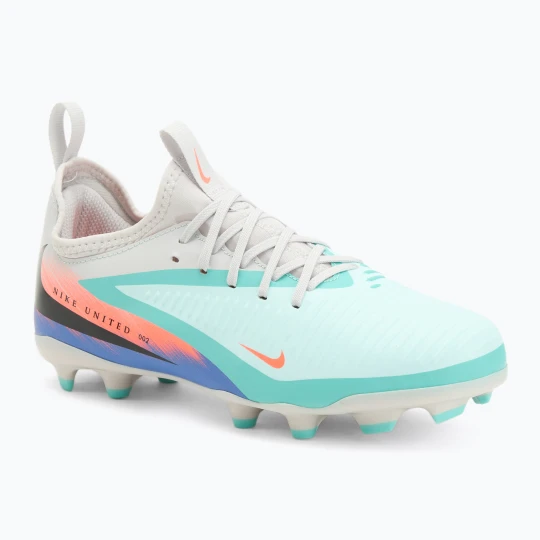 Zdjęcie produktu Buty piłkarskie męskie Nike United Phantom 6 Low Academy Jr FG / MG pistachio frost / hyper orange Zielony