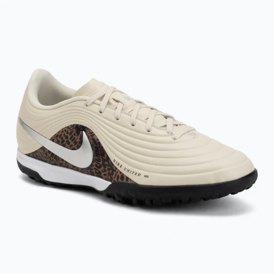 Zdjęcie produktu Buty piłkarskie męskie Nike United Tiempo Maestro Academy TF fossil / burgundy crush / metallic silver Beżowy