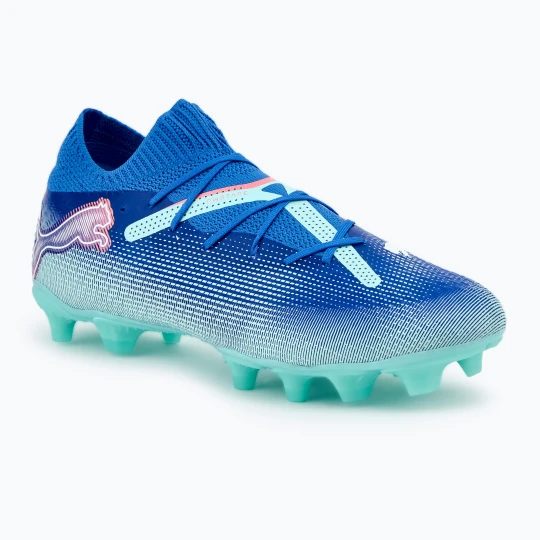 Zdjęcie produktu Buty piłkarskie męskie PUMA Future 7 Pro FG / AG bluemazing / puma white / electric peppermint