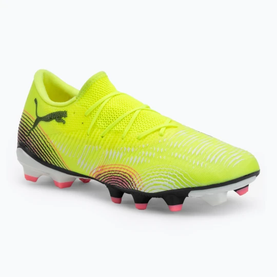 Zdjęcie produktu Buty piłkarskie męskie PUMA Future 8 Match Low FG / AG yellow alert / puma black / sun struck