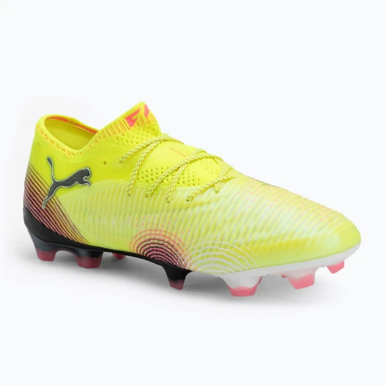 Zdjęcie produktu Buty piłkarskie męskie PUMA Future 8 Ultimate Low FG yellow alert / puma black / sun struck