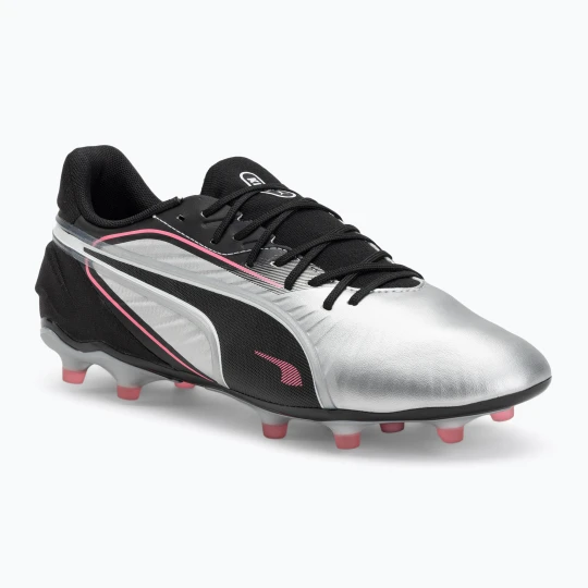 Zdjęcie produktu Buty piłkarskie męskie PUMA King Match FG / AG puma silver / puma black / sun struck / puma white
