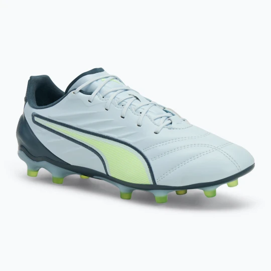 Zdjęcie produktu Buty piłkarskie męskie PUMA King Pro FG / AG frosted dew / fizzy apple Niebieski