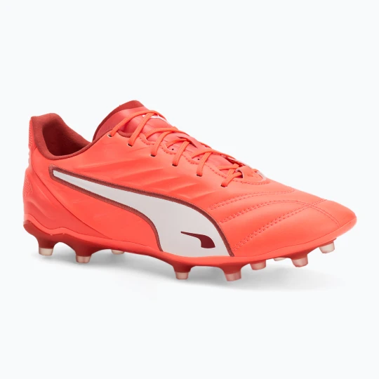 Zdjęcie produktu Buty piłkarskie męskie PUMA King Pro FG / AG glowing red / puma white / red fire