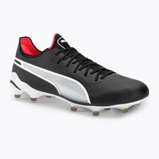 Zdjęcie produktu Buty piłkarskie męskie PUMA King Ultimate FG/AG puma black/puma white/fire orchid