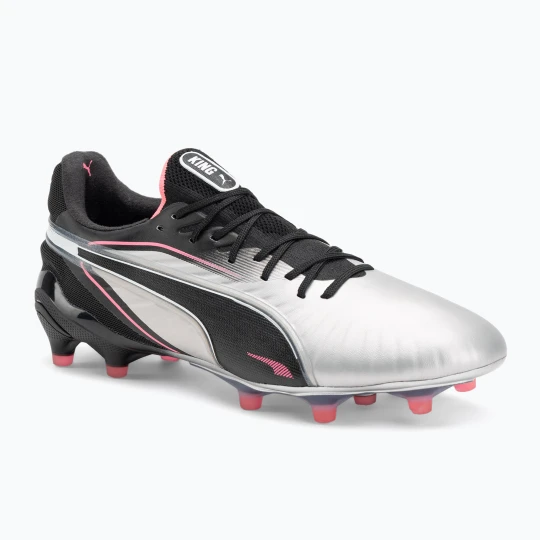 Zdjęcie produktu Buty piłkarskie męskie PUMA King Ultimate FG / AG puma silver / puma black / sun struck / puma white