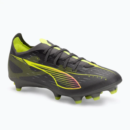 Zdjęcie produktu Buty piłkarskie męskie PUMA Ultra 5 Match FG / AG matte aged silver / yellow alert / puma aged silver