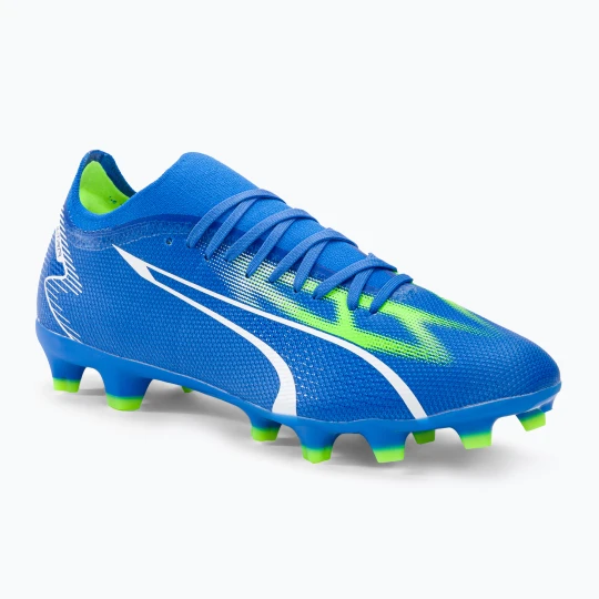 Zdjęcie produktu Buty piłkarskie męskie PUMA Ultra Match FG / AG ultra blue / puma white / pro green