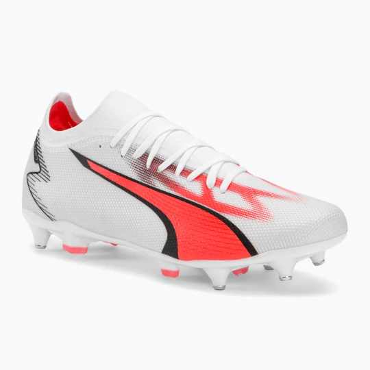 Zdjęcie produktu Buty piłkarskie męskie PUMA Ultra Match MXSG puma white / puma black / fire orchid