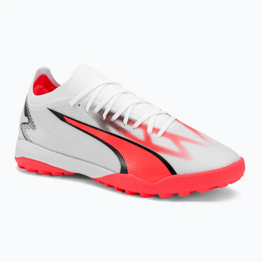Zdjęcie produktu Buty piłkarskie męskie PUMA Ultra Match TT puma white / puma black / fire orchid