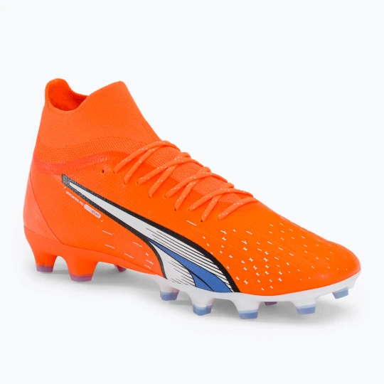 Zdjęcie produktu Buty piłkarskie męskie PUMA Ultra Pro FG / AG ultra orange / puma white / blue glimmer