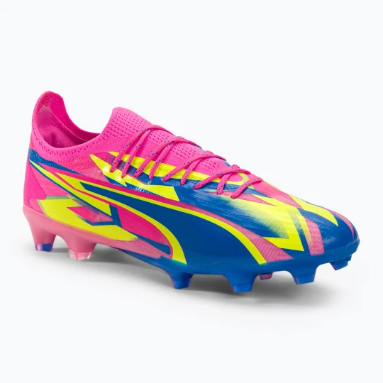 Zdjęcie produktu Buty piłkarskie męskie PUMA Ultra Ultimate Energy FG / AG luminous pink / ultra blue / yellow alert
