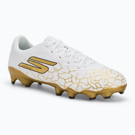 Zdjęcie produktu Buty piłkarskie męskie SKECHERS Skx_ 1.5 Academy FG white / gold