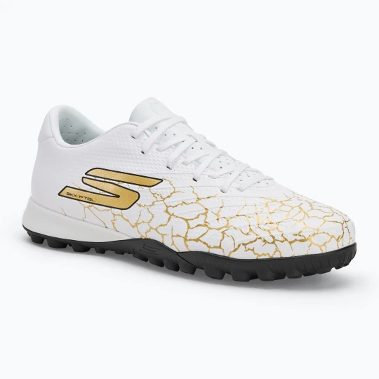 Zdjęcie produktu Buty piłkarskie męskie SKECHERS Skx_1.5 Academy TF white / gold