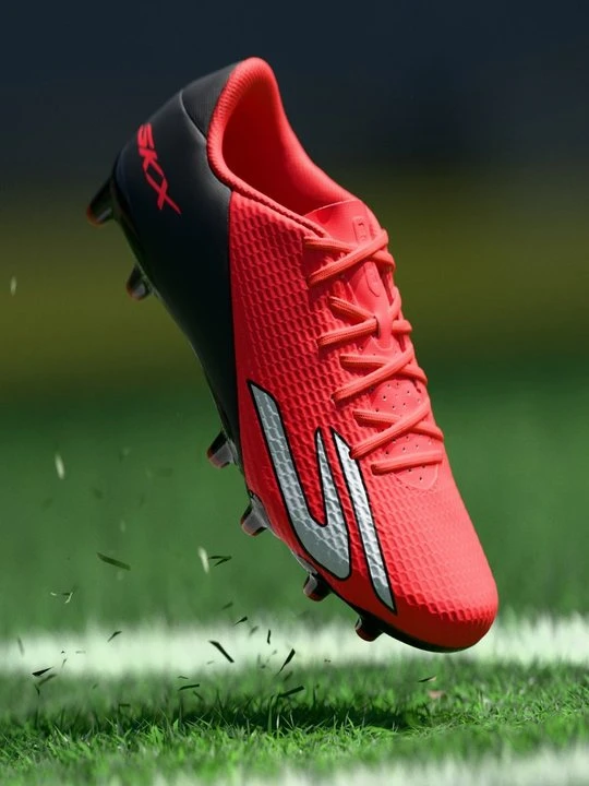 Zdjęcie produktu Buty piłkarskie na sztuczną trawę Skechers czerwony