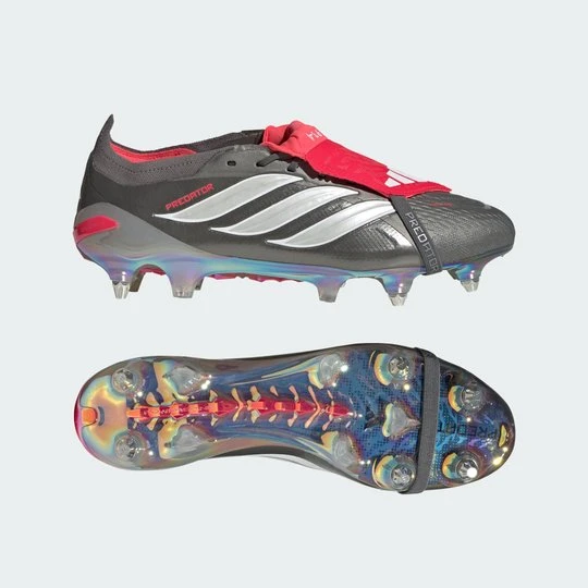 Zdjęcie produktu Buty piłkarskie PREDATOR ELITE Fold-Over Tongue Soft Ground Adidas szary