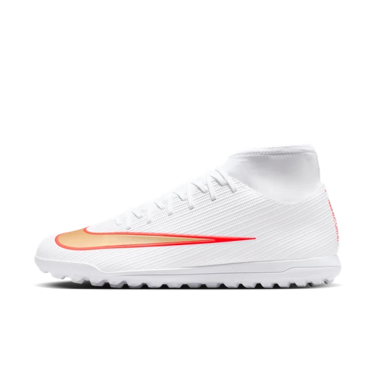 Zdjęcie produktu Buty piłkarskie z wysoką cholewką na nawierzchnię typu turf Nike Mercurial Superfly 11 Club - Biel