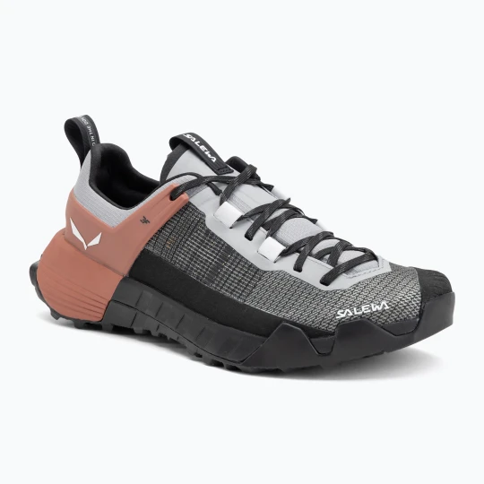 Zdjęcie produktu Buty podejściowe damskie Salewa Wildfire Nxt alloy / etruscan red Szary