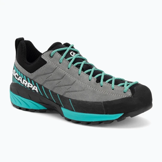 Zdjęcie produktu Buty podejściowe damskie SCARPA Mescalito smoke / tropical green Szary