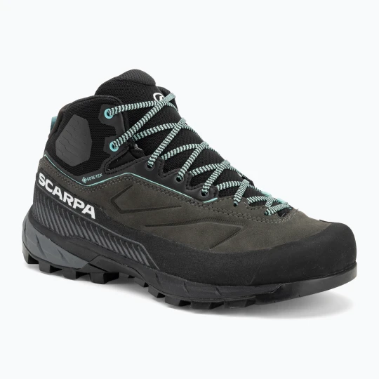 Zdjęcie produktu Buty podejściowe damskie SCARPA Rapid XT Mid GTX shark / aqua Szary