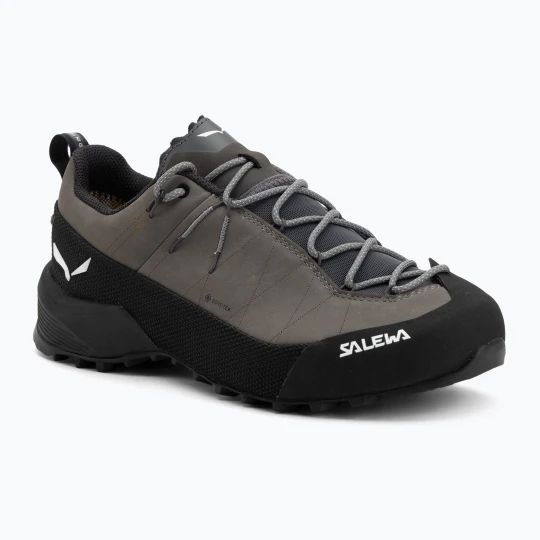 Zdjęcie produktu Buty podejściowe męskie Salewa Wildfire Leather 2 GTX qulet shade / black Szary