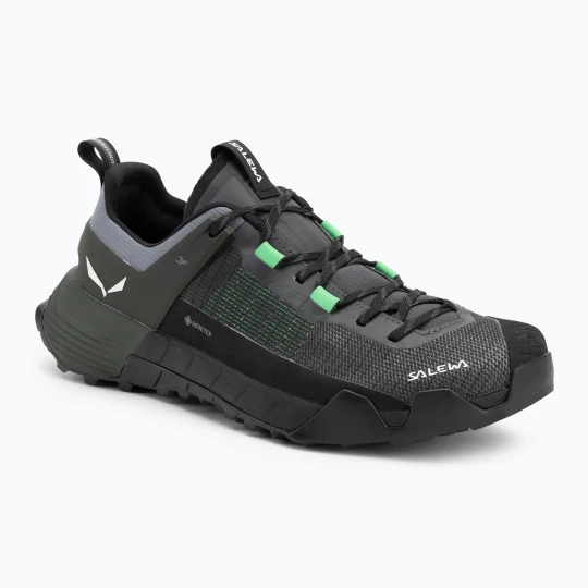 Zdjęcie produktu Buty podejściowe męskie Salewa Wildfire Nxt GTX onyx/irish green Szary