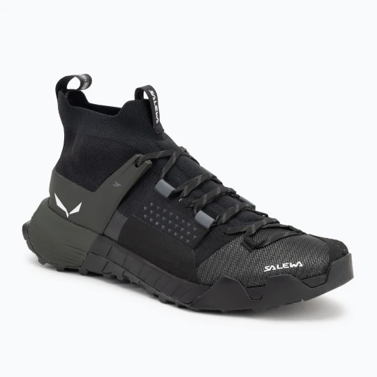 Zdjęcie produktu Buty podejściowe męskie Salewa Wildfire Nxt Knit onyx/dark olive Szary