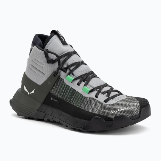 Zdjęcie produktu Buty podejściowe męskie Salewa Wildfire Nxt Mid GTX alloy / dark olive Szary