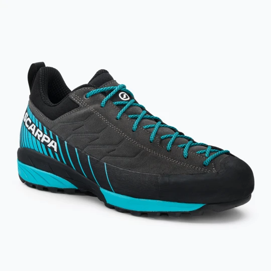 Zdjęcie produktu Buty podejściowe męskie SCARPA Mescalito GTX shark / azure Czarny