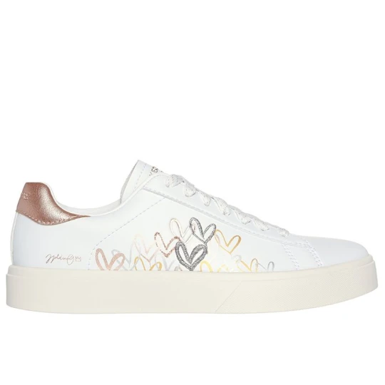 Zdjęcie produktu Buty Skechers Eden LX Gleaming Hearts 185129WMLT - białe